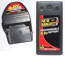 1 x Combo 9.6 Volts Battery / 1250 & Adaptor Charger for New Bright RC Truck