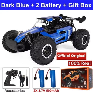 Radio 1:16 Model RC Car With LED Lights 2WD Off Road Remote Control Racing Drift Climbing Vehicle Cars Toys Gifts for Boys Girls