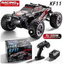 1:16 4WD Electric Off-road Vehicle IPX6 With LED Lights Drift Racing KF11 RC Car Brushless All-Terrain Fast High SpeedTruck Toy