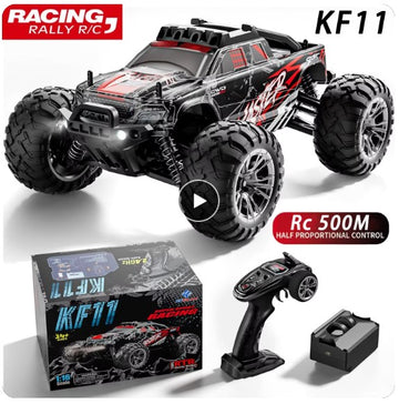 1:16 4WD Electric Off-road Vehicle IPX6 With LED Lights Drift Racing KF11 RC Car Brushless All-Terrain Fast High SpeedTruck Toy