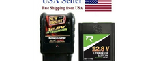 Combo 12.8V / 600 Mah Lithium-ION Battery Pack & adaptor Charger for New Bright RC Truck