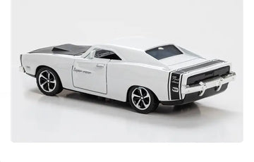 Simulation 1: 32 Alloy Dodge Sports Car Model Children's Toy Car Accessories Return Car Openable Die Casting Model