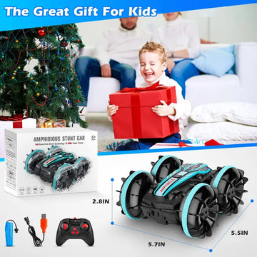 Remote Control Car For Kids Waterproof RC Monster Stunt Trucks