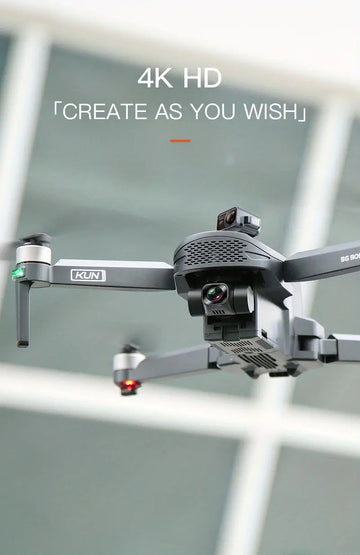 Ultra-clear Camera Drone With GPS Return, 360°Obstacle Avoidance, 4K Ultra-clear Camera, Strong Brushless Motor, Intelligent Follow, Stable Hover, Large Capacity Battery, Steady Flight, Carrying Case