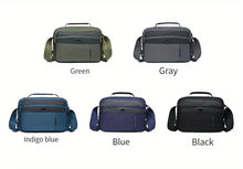 Men's Casual Outdoor Large Capacity Messenger Bag, Lightweight Square Bag