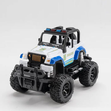 1 In 28 Four-way Police Car Off-road Vehicle With Light, Remote Control Off-road Vehicle, Children's Remote Control High-speed Electric Remote Control Car