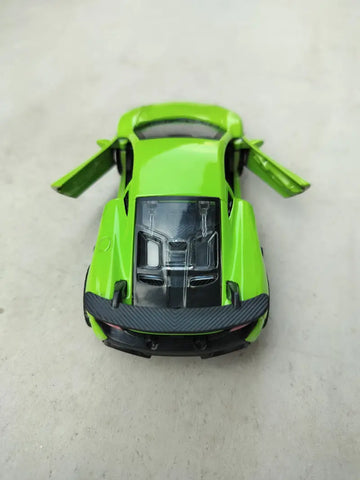 Simulative 1:36 Alloy Sports Car Model, Metal Back Force Can Open The Door Car Toy For Boy, Cake Decoration, Sports Car Toy