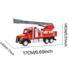 Alloy Engineering Vehicle, Sanitation Theme Vehicle, Fire Theme Vehicle, Gift For Boys Kids