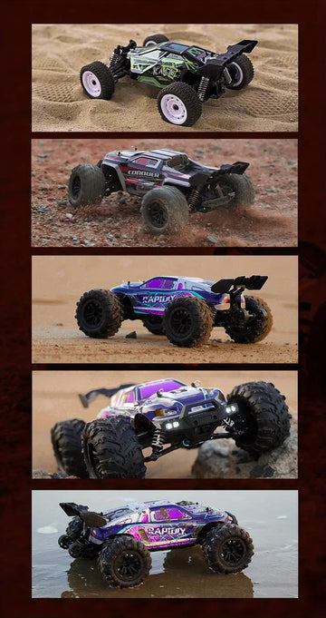 Q132-ABCD 1:16 Four-wheel Drive Monster Truck (pickup Coupe) High-speed Off-road Vehicle