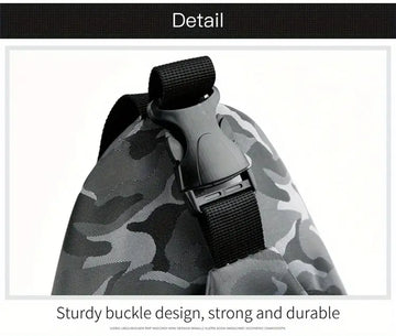 Stay Protected & Charged On-the-Go: Waterproof Crossbody Chest Bag With USB Charging & Earphone Hole