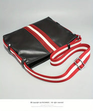 Men's Genuine Leather Large Capacity Messenger Bag, Trendy Casual Cowhide Commuter Bag