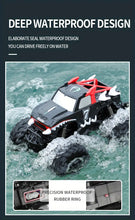 2023 New Product Amphibious Vehicle 1:16 Large Wheel Toy Car Dual-purpose Climbing Off-road Remote Control Car 360-degree Rotation Multi-function Competitive Game Racing