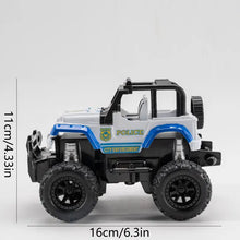 1 In 28 Four-way Police Car Off-road Vehicle With Light, Remote Control Off-road Vehicle, Children's Remote Control High-speed Electric Remote Control Car