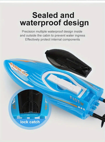 Remote Control Stunt Boat, Supports Forward And Backward, Left And Right Turn, 360-degree Rotation, Backward Standing, Positive And Negative Double-sided Supports Fast And Slow Speed S-shaped Movement