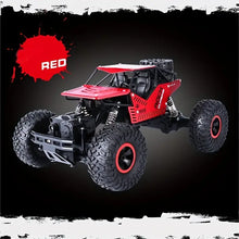 Oversized Alloy Remote Control Car Off-road Vehicle Charging Four-wheel Drive High-speed Big Foot Climbing Racing Boy Kids Toys