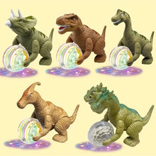 New Jurassic Toys For Boys And Girls, Electric Dinosaur With Light Tyrannosaurus Rex, Children's Music Triceratops Wrist Dragon Toy Crawling Car