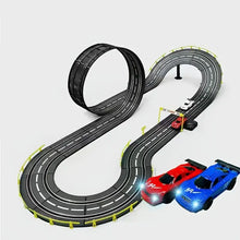 Electric Car Racing Children's Toy Racing Track Set Includes 2 Hand Controllers And 2 Cars Suitable For Children Over 6 Years Of Age And Adults