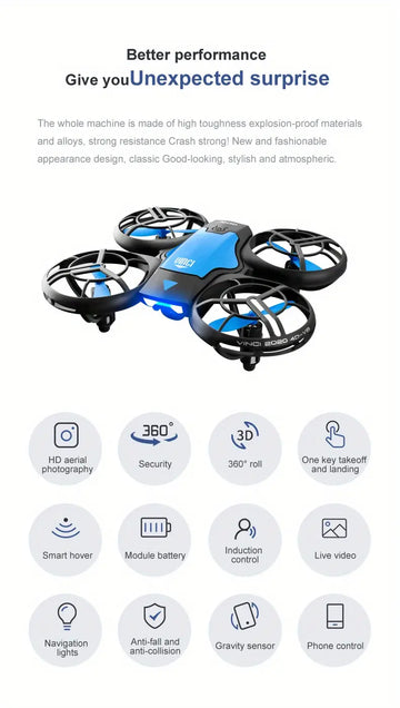 Mini Drone Aerial Photography High-definition Professional Aircraft For Elementary School Students, Small Children's Toys, Remote Controlled Aircraft Drone For Boy