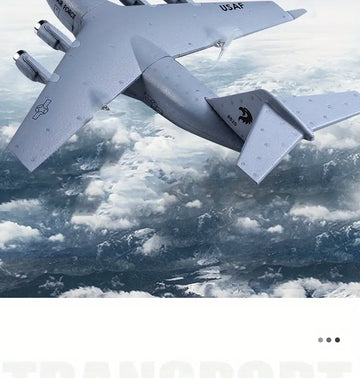 Remote-controlled Aircraft C17 Large Transport Aircraft For Children, DIY Model For Primary School Students, Fighter Anti-fall Foam Glider Toys For Boys