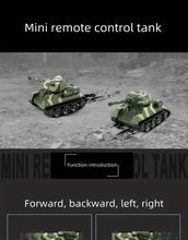 Mini Mini Remote Control Tank, Miniature Simulation Four-way Wireless Charging Children's Indoor Desktop Remote Control Car Military Toy Car Gift