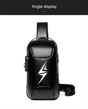 Secure & Stylish Men's Waterproof Chest Bag - Perfect for Travel & Motorcycle Rides!