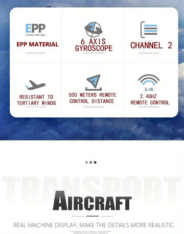 Remote-controlled Aircraft C17 Large Transport Aircraft For Children, DIY Model For Primary School Students, Fighter Anti-fall Foam Glider Toys For Boys