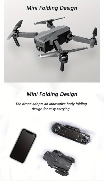 Aerial Photography Drone With 5G Image Transmission, Intelligent Return, Trajectory Flight, Headless Mode, Gesture Photography, One Key Take-off/Landing, Includes Carrying Bag