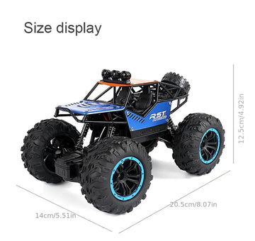 Remote Control Off-Road Vehicle, RC ATV Toy, 1:18 All Terrain Vehicle, With Lights And USB Rechargeable Battery, 2 Colors Available, Great Gifts For Boys