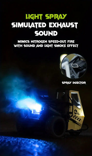 Tricycle Motorcycle LED Light High Speed Shock Absorption Wear-resistant RC Car Is Suitable For All Terrain Off-road Vehicle Gifts