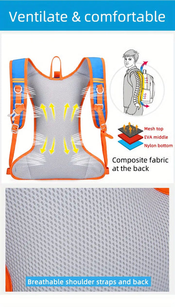 Multi-functional Outdoor Backpack: Breathable, Comfortable, and Water-resistant - Perfect for Hiking, Mountaineering, and Running!