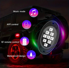 Rock Lights For Trucks, 4/6/8/10 Pods RGB LED Rock Lights With APP/Remote Control & Music Mode,  For Pickup Off Road Jeep RZR SUV ATV UTV Car