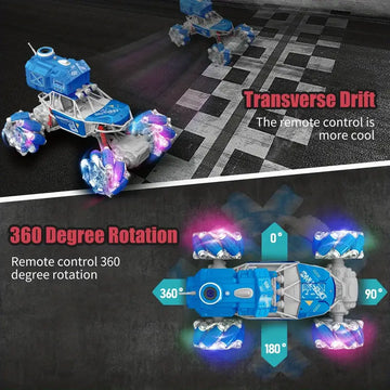 Multi Function Remote Control Vehicle Toys 1/20 RC Metal Climbing Car Remote Control Toys Bubble Car