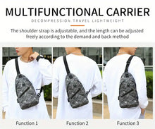 Stay Protected & Charged On-the-Go: Waterproof Crossbody Chest Bag With USB Charging & Earphone Hole