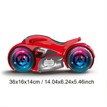 2.4G 1:12 Four-way Remote Control Drifting Motorcycle With Lights And Music, USB Wire Remote Control And Watch Remote Control, Children's Gift, Outdoor Indoor Toys, Gift For Boys Birthday Gift HW