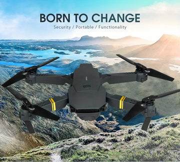 New E58 8 Minute Battery Life 3.7V600mAH Lithium Battery Entry-level HD Folding Drone LED Light Remote Control Quadcopter