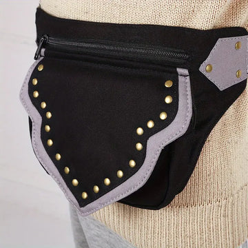 Stylish Canvas Sports Outdoor Leg Bag: Perfect for Travel, Hiking, and Keeping Your Phone Secure!