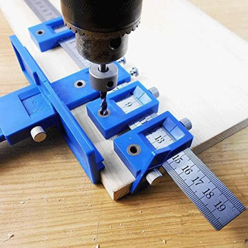 New Punch Locator Drill Guide Kit, Assistant Installation Tool For Woodworking