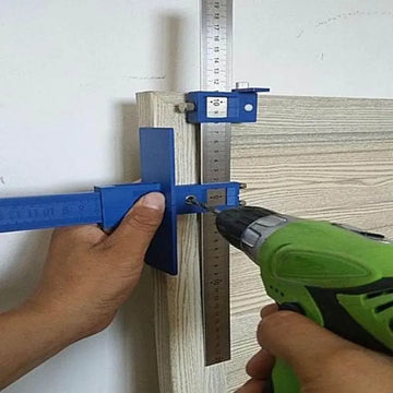 New Punch Locator Drill Guide Kit, Assistant Installation Tool For Woodworking