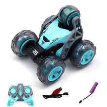 New 2.4G Remote Control Car 360 Rotation Stunt Car 5 Wheel Dump Truck Children Boy Toy