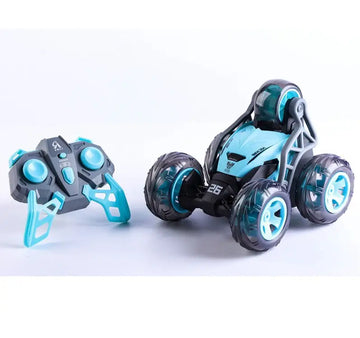 New 2.4G Remote Control Car 360 Rotation Stunt Car 5 Wheel Dump Truck Children Boy Toy