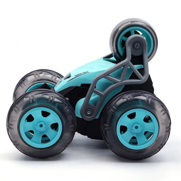 New 2.4G Remote Control Car 360 Rotation Stunt Car 5 Wheel Dump Truck Children Boy Toy