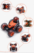 New 2.4G Remote Control Car 360 Rotation Stunt Car 5 Wheel Dump Truck Children Boy Toy