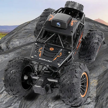 Cool Toy Present For Kids: 2.4G Controller, WiFi Camera, High-Speed Drift Off-Road Car, 4WD Double Steering Buggy RC Rock Crawler!