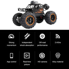 Cool Toy Present For Kids: 2.4G Controller, WiFi Camera, High-Speed Drift Off-Road Car, 4WD Double Steering Buggy RC Rock Crawler!