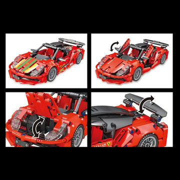Technical Sports Cars, Super Racing Car Model Building Blocks Toys For Boys