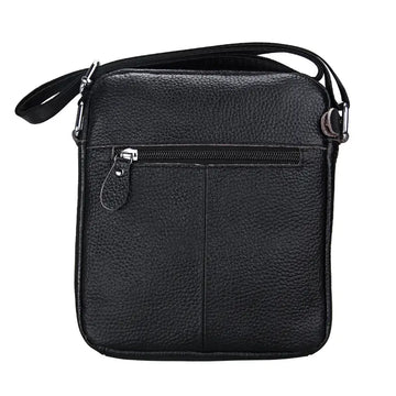Men's Genuine Leather Shoulder Bag: Ideal for Outdoor Travel, Business & Daily Commuting