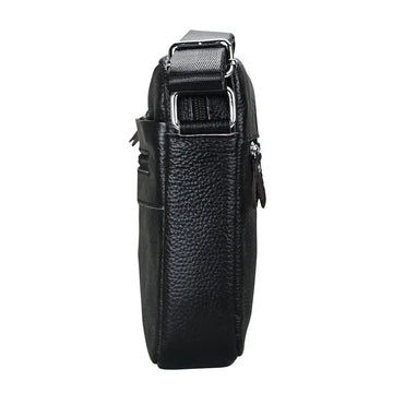 Men's Genuine Leather Shoulder Bag: Ideal for Outdoor Travel, Business & Daily Commuting