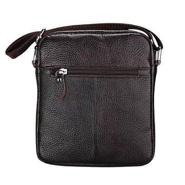 Men's Genuine Leather Shoulder Bag: Ideal for Outdoor Travel, Business & Daily Commuting