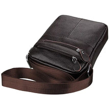 Men's Genuine Leather Shoulder Bag: Ideal for Outdoor Travel, Business & Daily Commuting