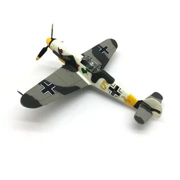 1/72 Scale German WWII Messerschmidt BF-109 Fighter Model Diecast Airplanes Military Display Model Aircraft For Collection Classic Model